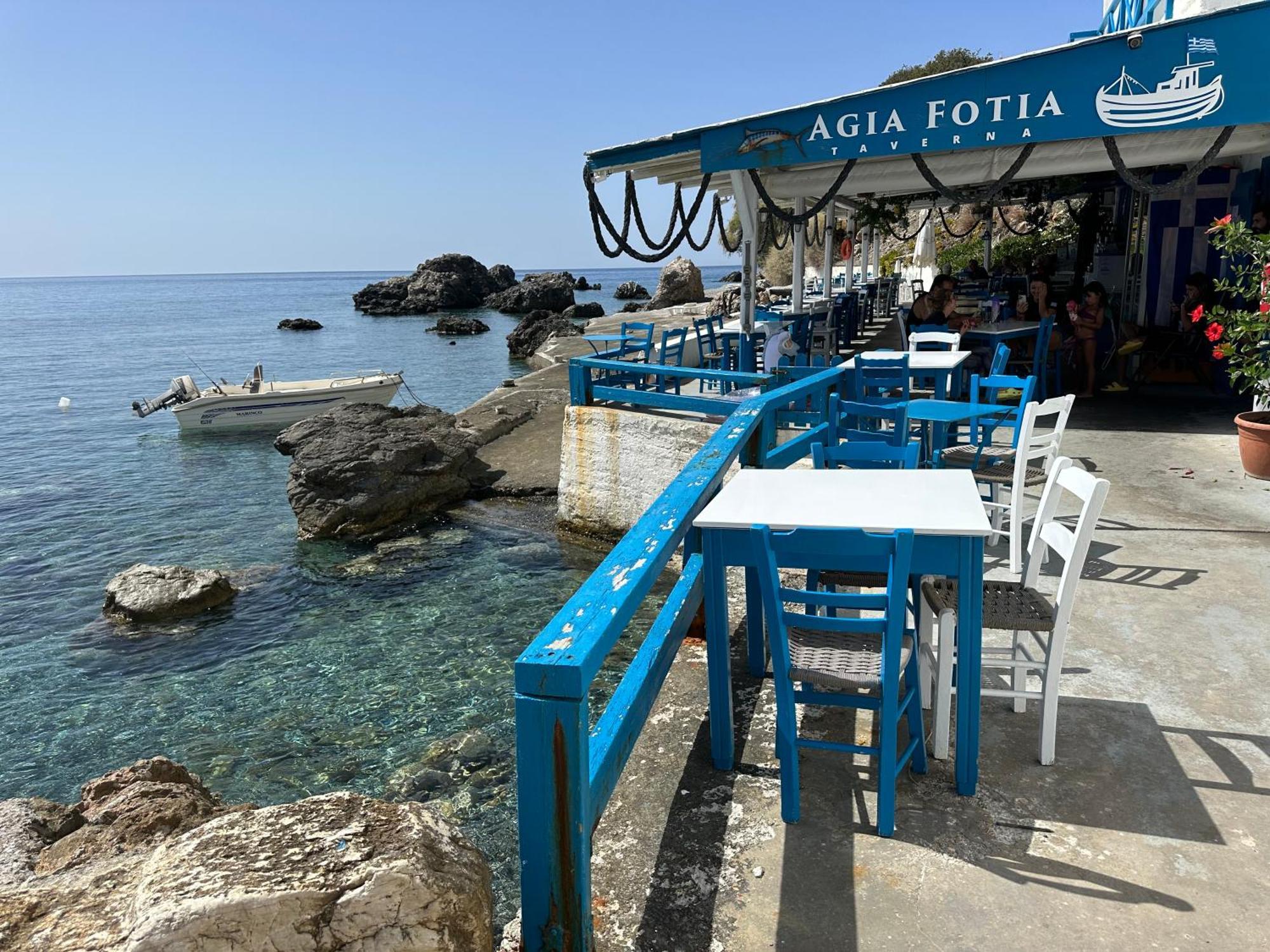 Agia Fotia Taverna Kerames Ngoại thất bức ảnh